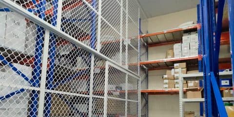 Building materials in stock at Pillarstone's warehouse