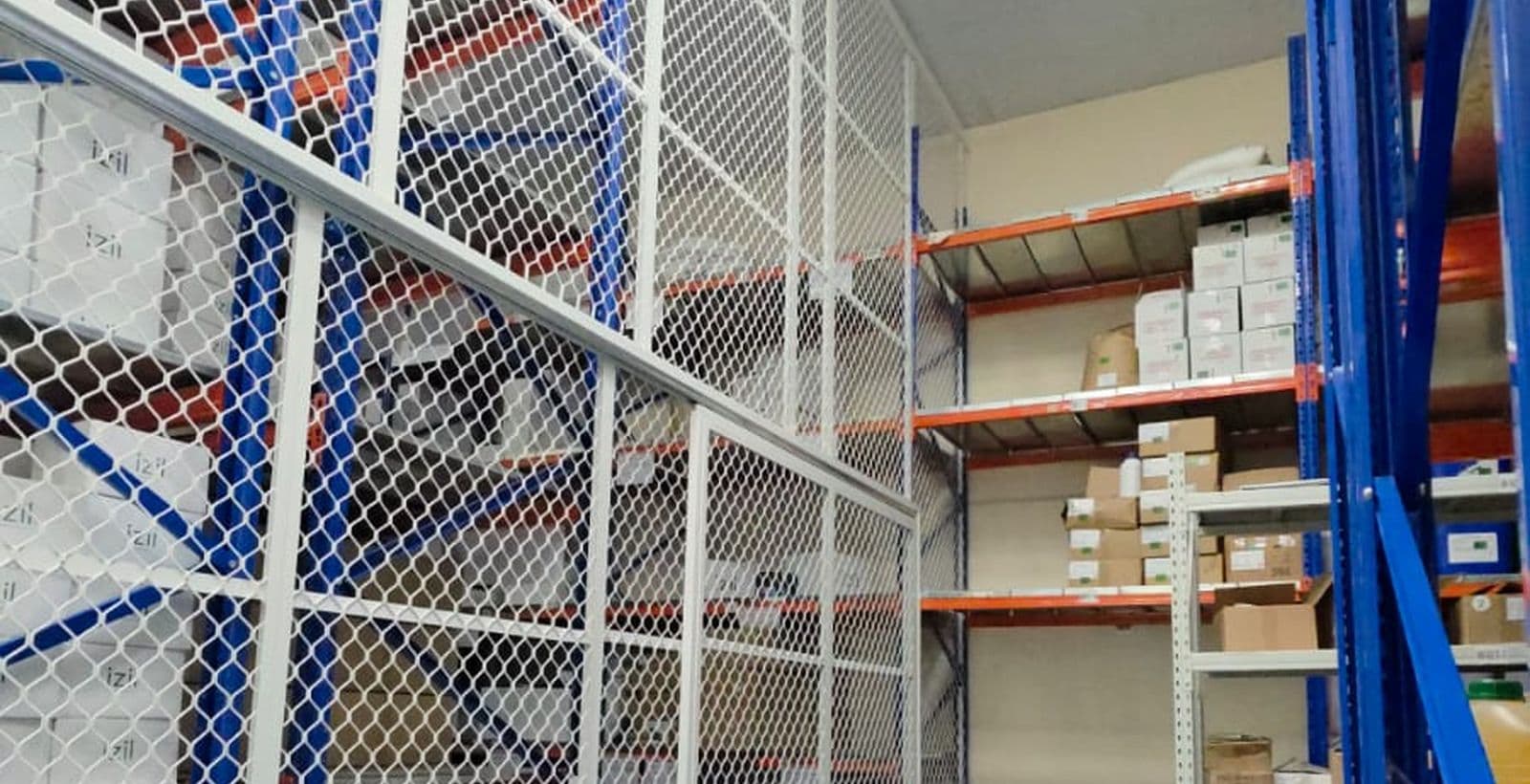 Building materials in stock at Pillarstone's warehouse in Ras Al Khaimah